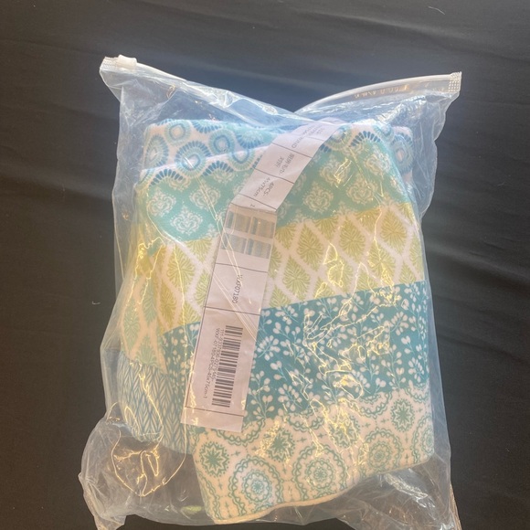 Bohemian Ombré Teal Placemats, Set of 4, 100% Polyester, Decor (18x30 in.) - Picture 4 of 5